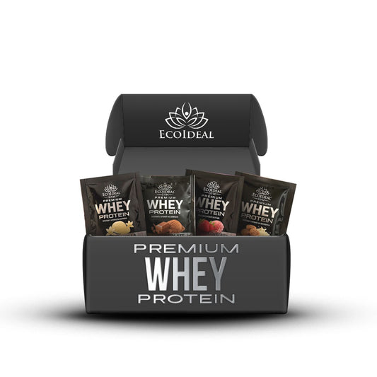 Ecoideal™️ - Whey Protein 4 различни вкуса 24бр